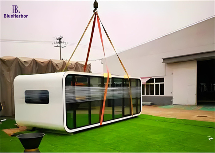 Leichte Stahlstruktur Raumkapsel Haus für Fitnessstudio Apple Cabin Büro